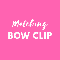 Matching bow clip - match your Pink Bobbins outfit