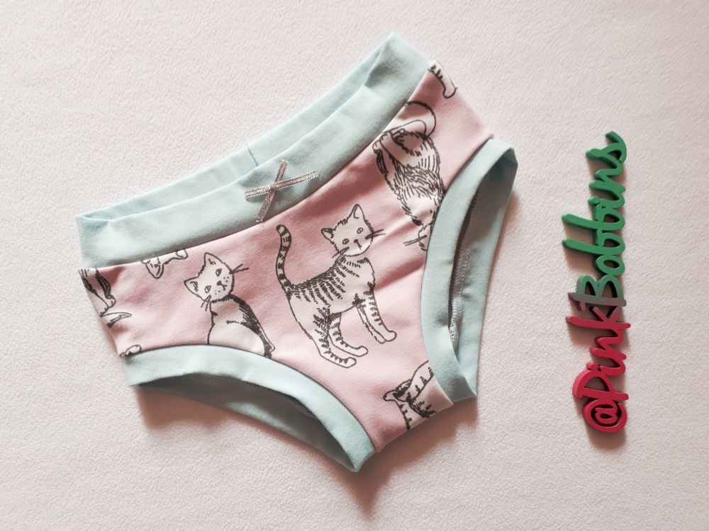 Cat pants (organic cotton) - made to order 