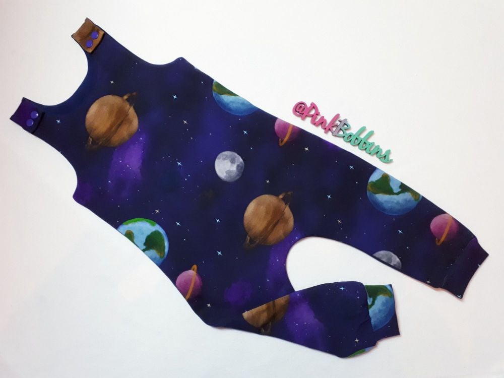 Solar system jersey romper - short or long leg - made to order *EXCLUSIVE*