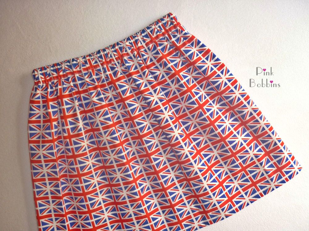 Union Jack skirt - made to order