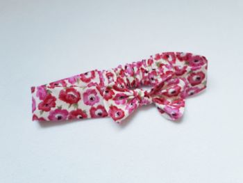 Poppy fabric headband - in stock