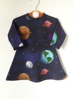 Solar system comfy dress - made to order [exclusive design]