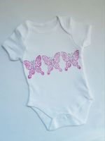 Butterfly block printed bodysuit vest [NOT QUITE PERFECT: NEWBORN - 50% OFF]