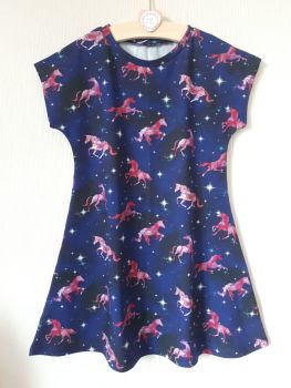 Unicorn comfy dress - made to order 