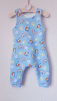 Rainbow skies jersey romper - short or long leg - made to order 