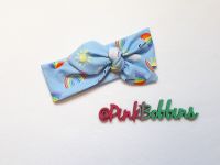 Rainbow Skies stretchy headband (exclusive design] - made to order 