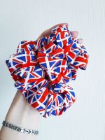 Union Jack scrunchie - made to order 