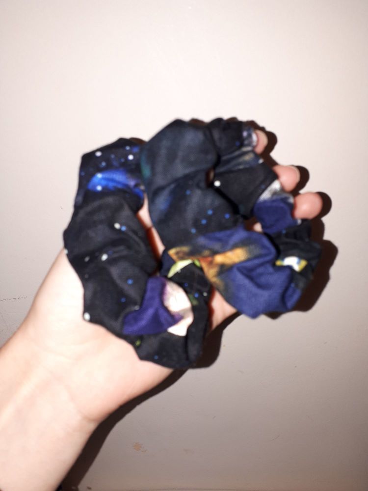 Space scrunchie - made to order 