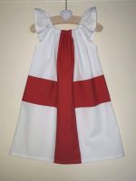 England flag angel sleeve dress - made to order 