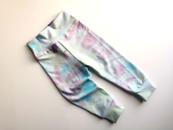 Tie-dye pastel splash leggings [LAST ONES: 6-9 months] - in stock