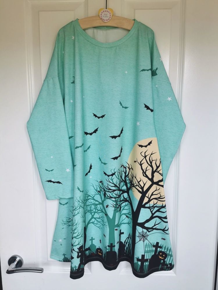 Spooky comfy dress [LAST One] 11-12yrs - in stock