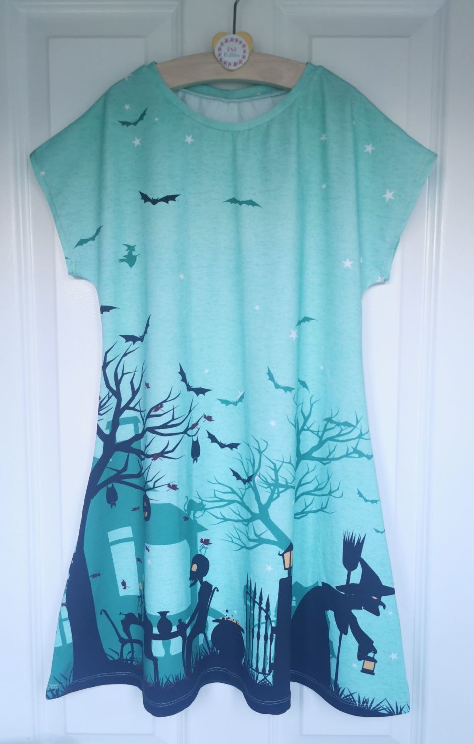 Spooky comfy dress [LAST One] 9-10yrs - in stock