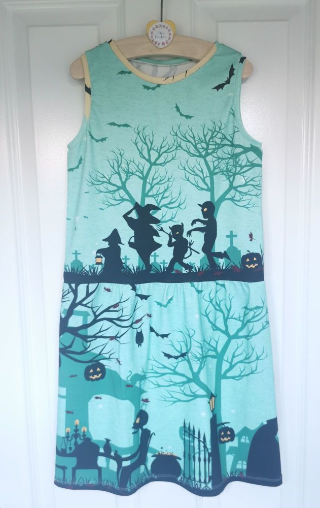 Spooky swing dress [LAST One] 6-7yrs - in stock