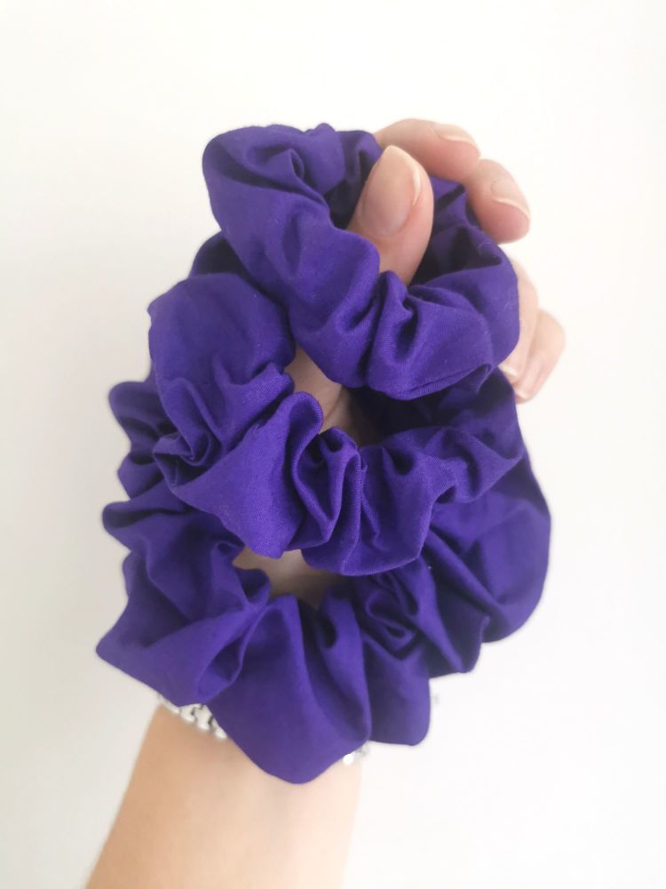 Purple scrunchie - in stock