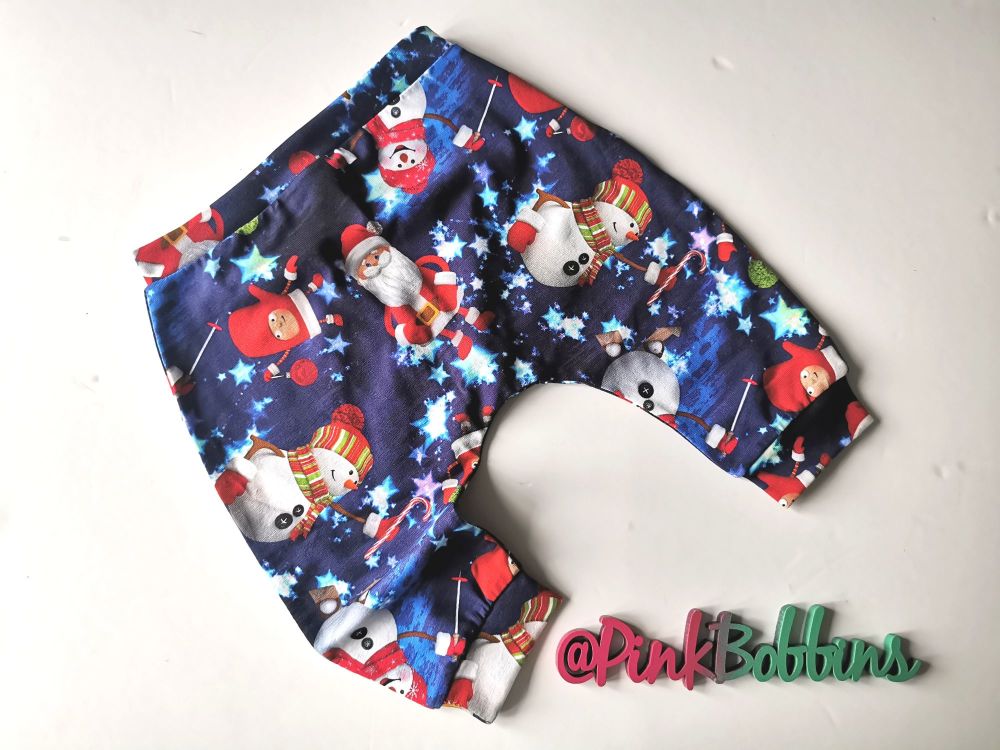 Snazzy Christmas harem leggings [LAST ONES] 0-3 months- in stock