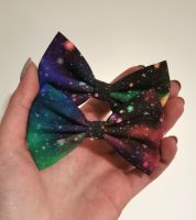 Galaxy hair bow - mini, midi or large size - in stock