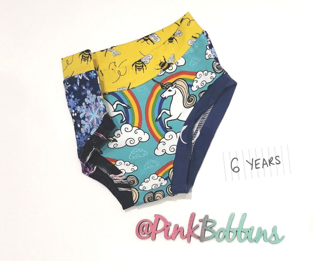 Mismatch pants - age 6 - in stock