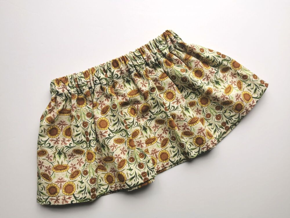 Sunflower skirt - 6-9 months - LAST ONE! - in stock