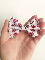 Ladybird (pink) hair bow - in stock - mini, midi or large size