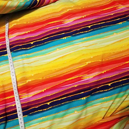 Rainbow stripes (cotton jersey)