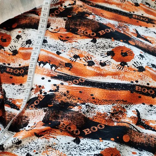Spooky Halloween (cotton jersey) - clothing made to order