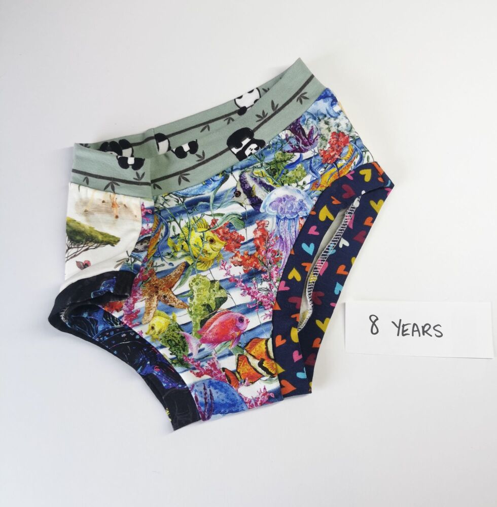 Mismatch pants - age 8 - in stock