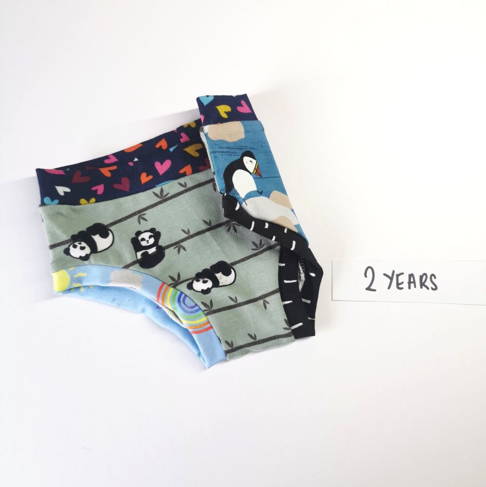Mismatch pants - age 2 - in stock