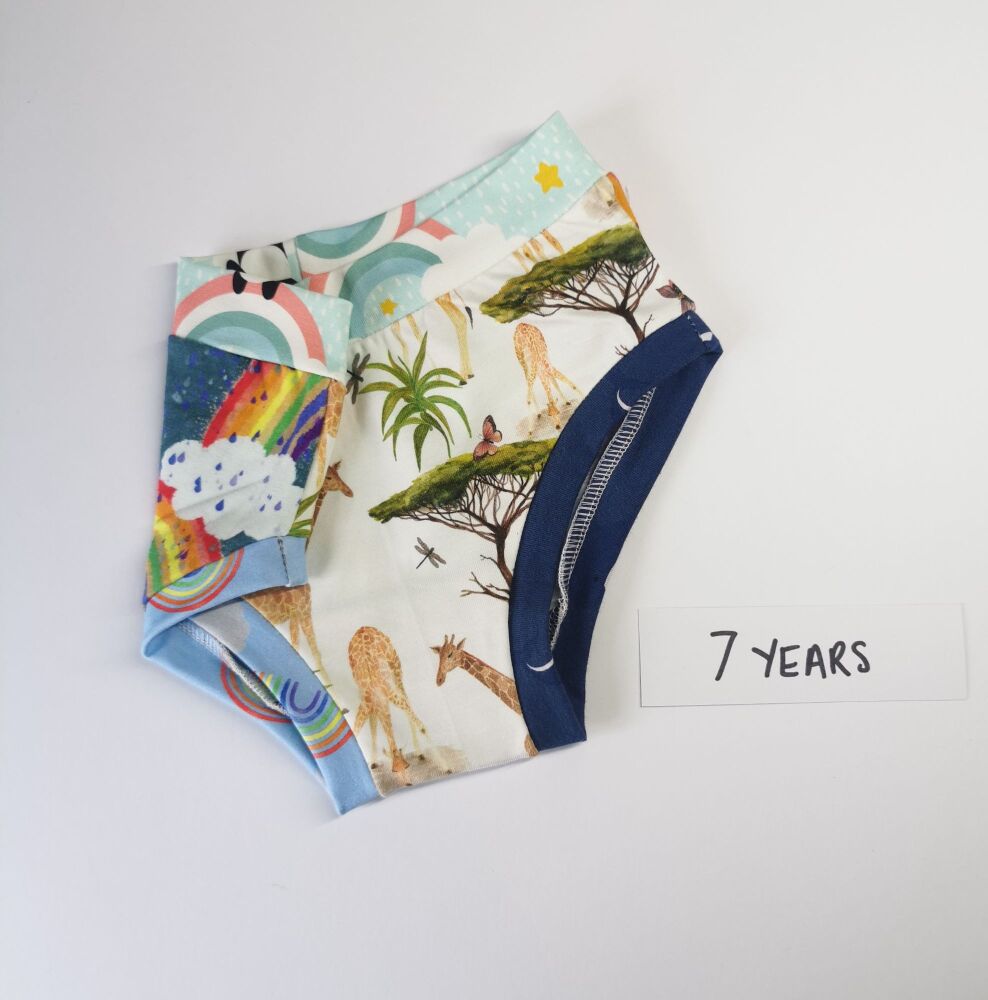 Mismatch pants - age 7 - in stock