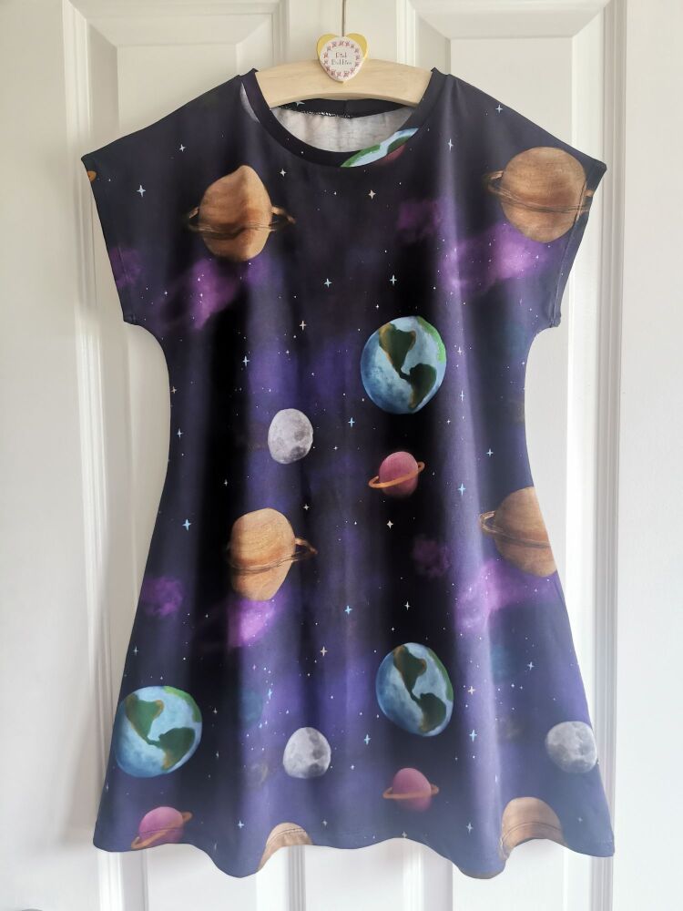 Solar system comfy dress - made to order [exclusive design]