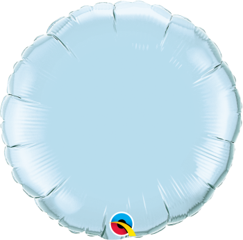 Pearl Blue Circle Balloon