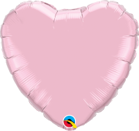 <!--050-->Pearl Pink Heart Balloon
