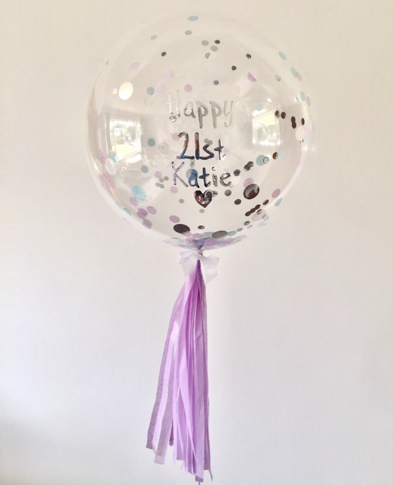Confetti Bubble Balloon - Boho Mermaid