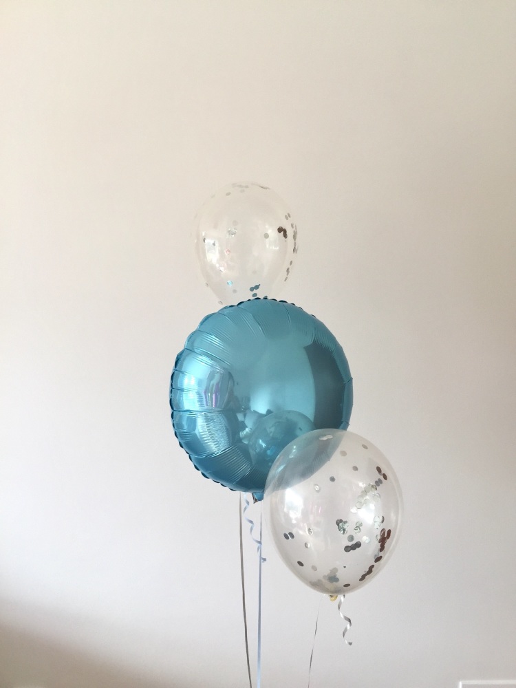 Round balloon confetti balloon bunch | CeFfi