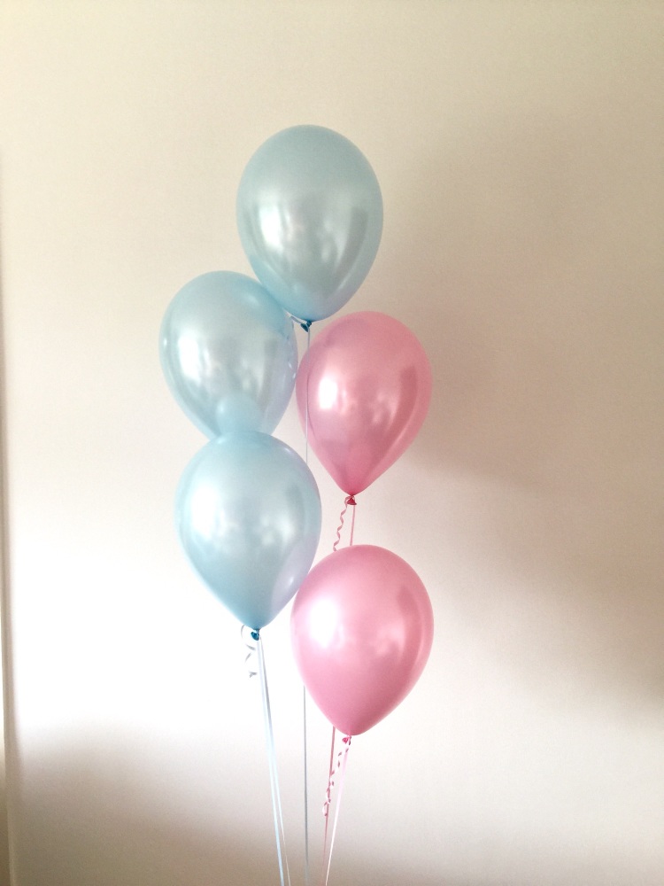 Pink and blue balloons girl or boy | CeFfi