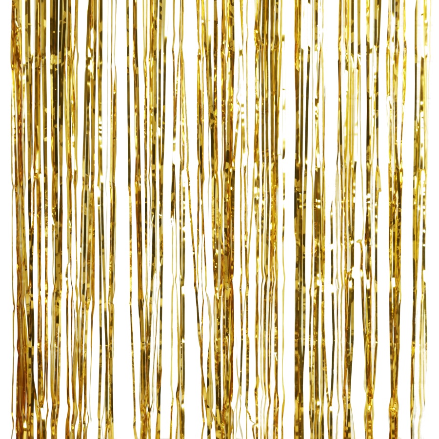  Fringe Curtain - Gold