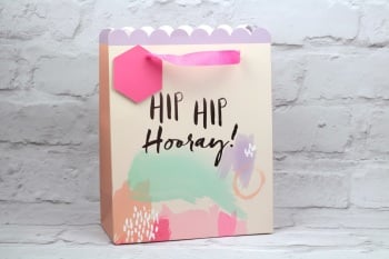 Medium Hip Hip Hooray - Gift Bag