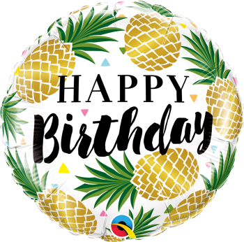Pineapple Birthday Balloon