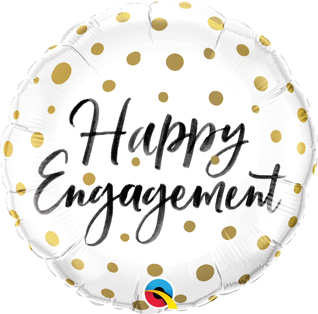 <!--018-->Happy Engagement Balloon