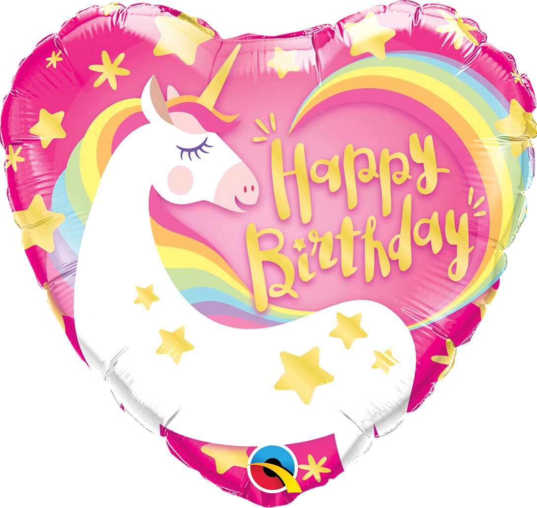 Unicorn Happy birthday Balloon