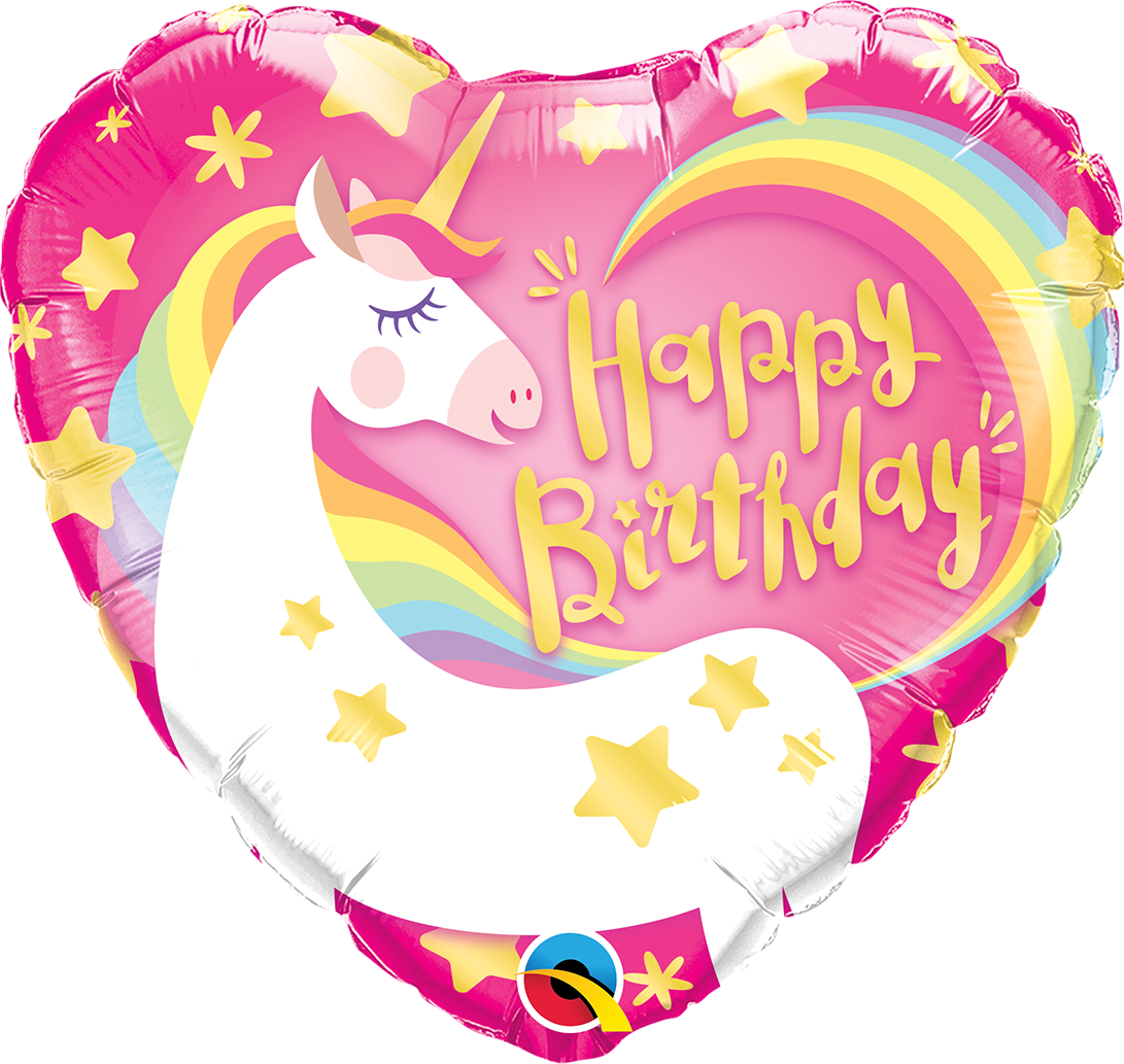 <!--005-->Unicorn Happy birthday Balloon