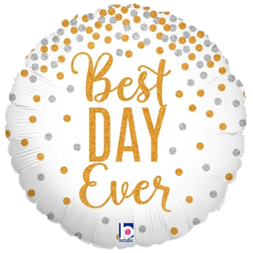 Best day ever balloon, wedding balloons, north wales balloons | CeFfi