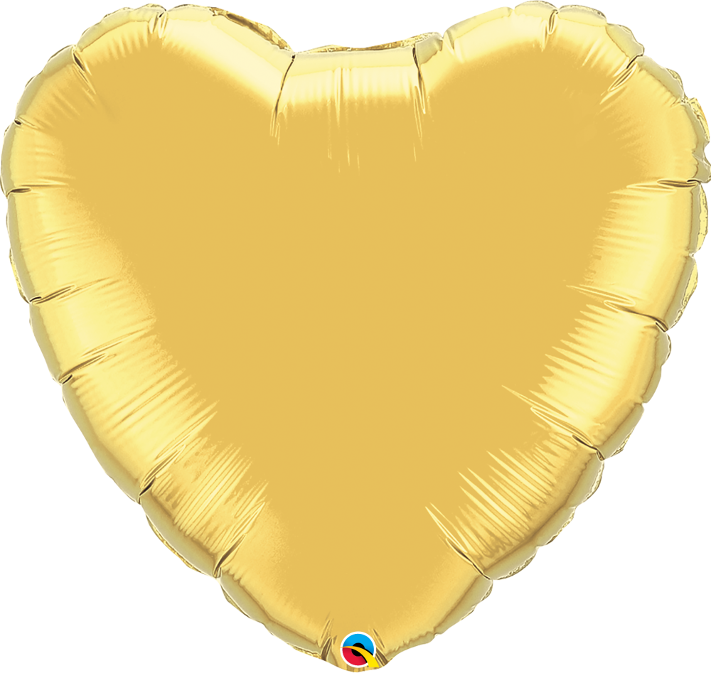 Giant Gold Heart Balloon