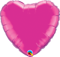 <!--054-->Hot Pink Heart Balloon