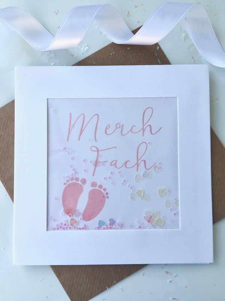 Pink Little Feet - Merch Fach - Card