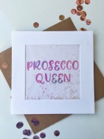 <!--065-->Pink Ombre - Prosecco Queen - Card