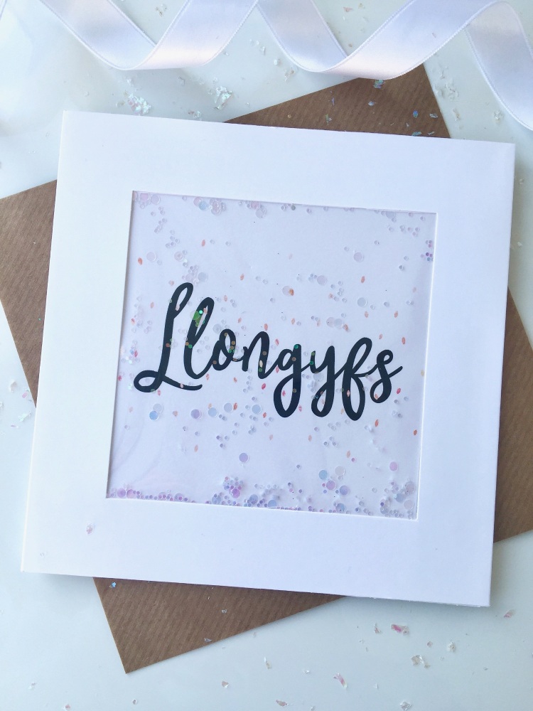 Llongyfs card | CeFfi