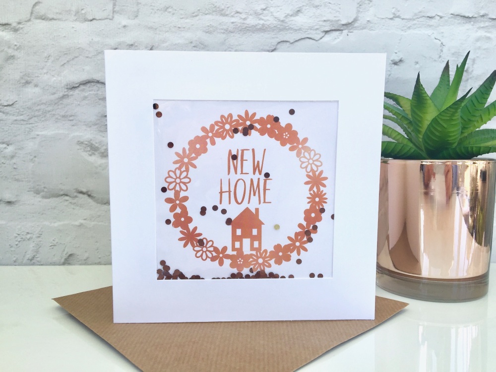 Rose Gold - New Home - Card