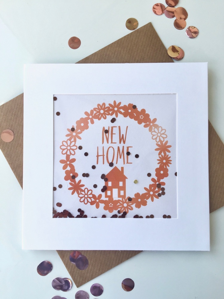 New home card rose gold | CeFfi