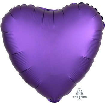 Satin Purple Heart Balloon
