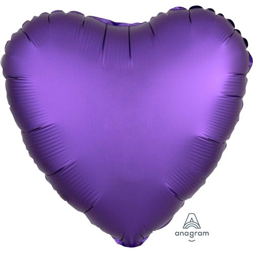 <!--056-->Satin Purple Heart Balloon